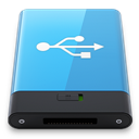 Blue USB W icon